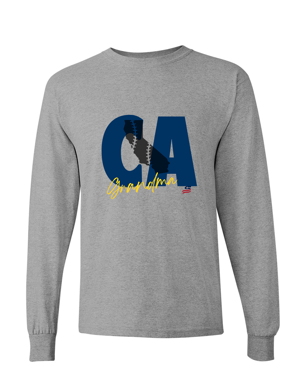 California Grandma Cotton Long Sleeve Shirt