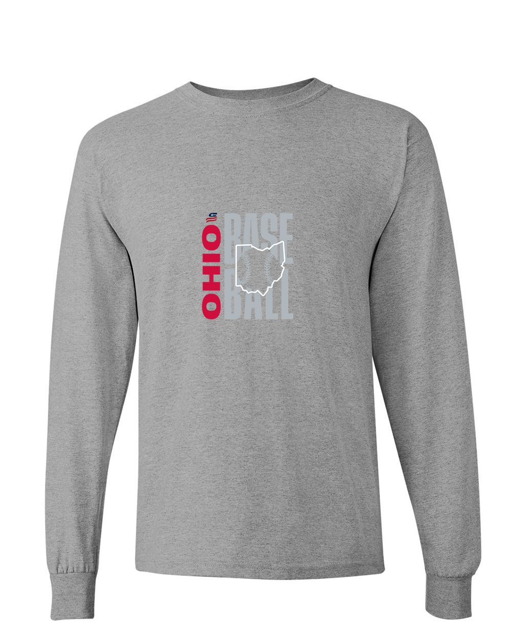 Ohio Logo3 Cotton Long Sleeve Shirt