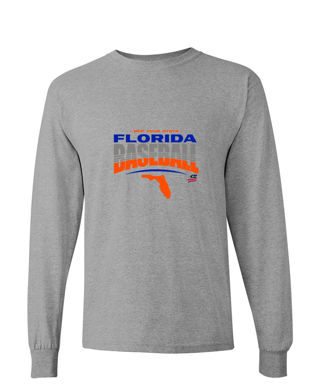 Florida Logo4 Cotton Long Sleeve Shirt