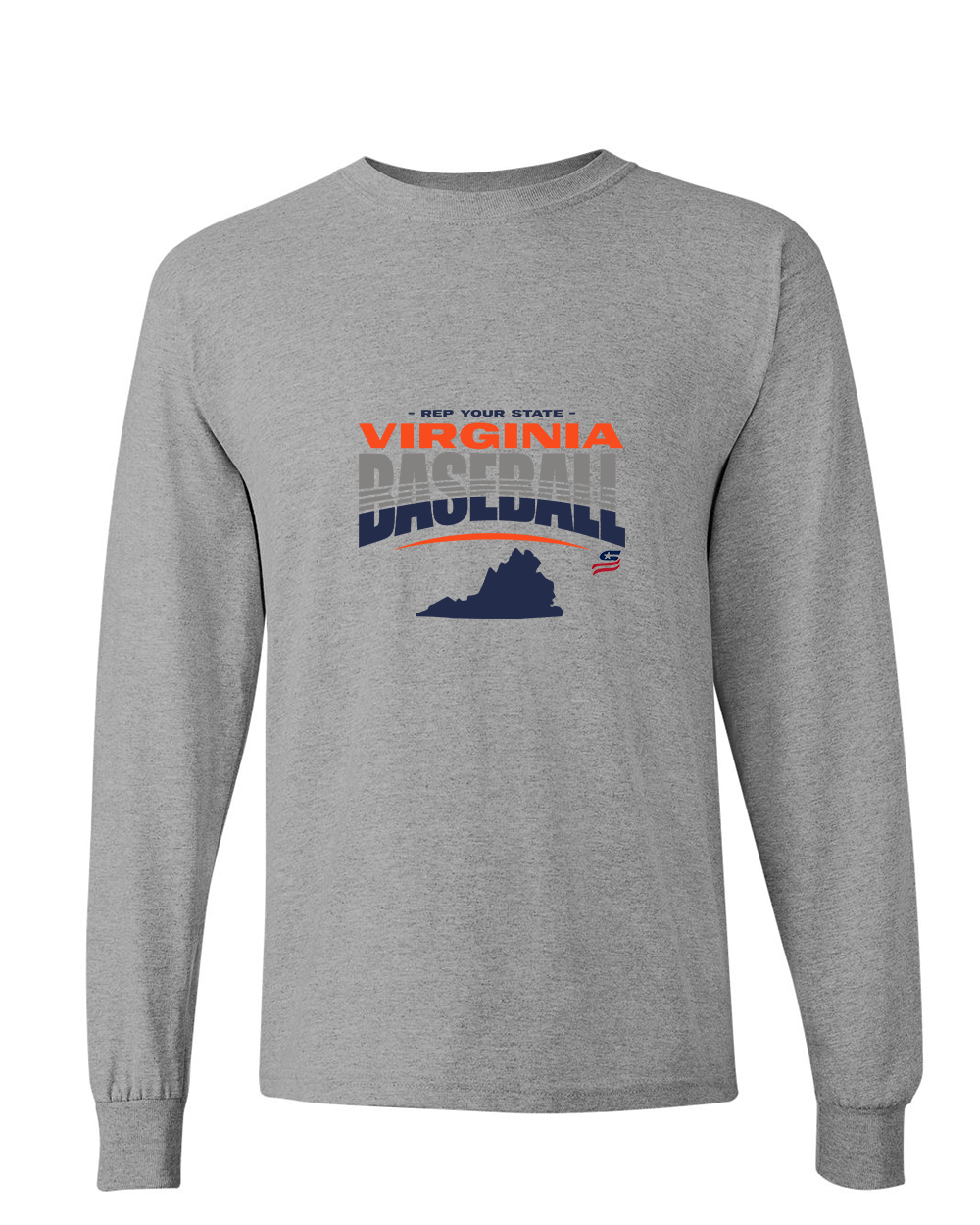 Virginia Logo4 Cotton Long Sleeve Shirt