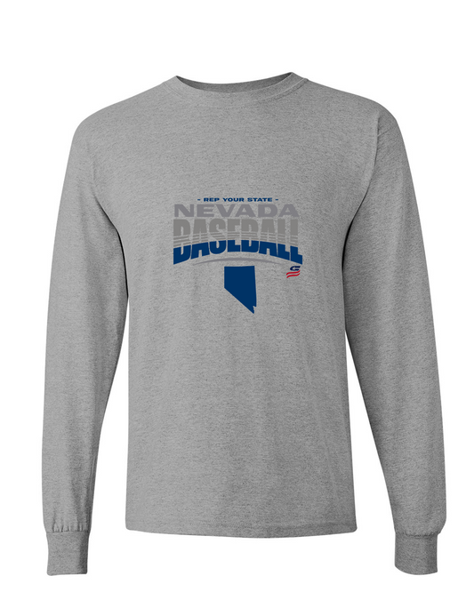 Nevada Logo4 Cotton Long Sleeve Shirt