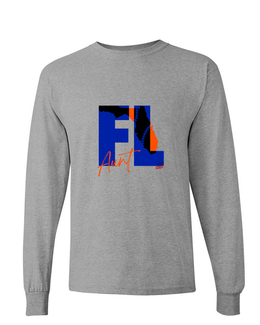 Florida Aunt Cotton Long Sleeve Shirt