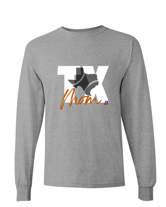 Texas Mom Cotton Long Sleeve Shirt