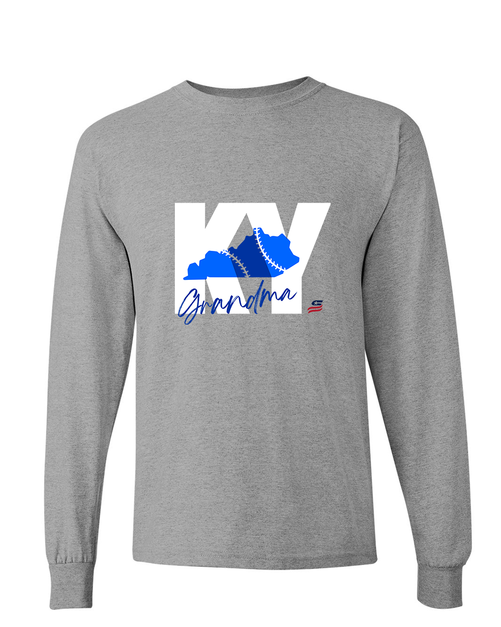 Kentucky Grandma Cotton Long Sleeve Shirt