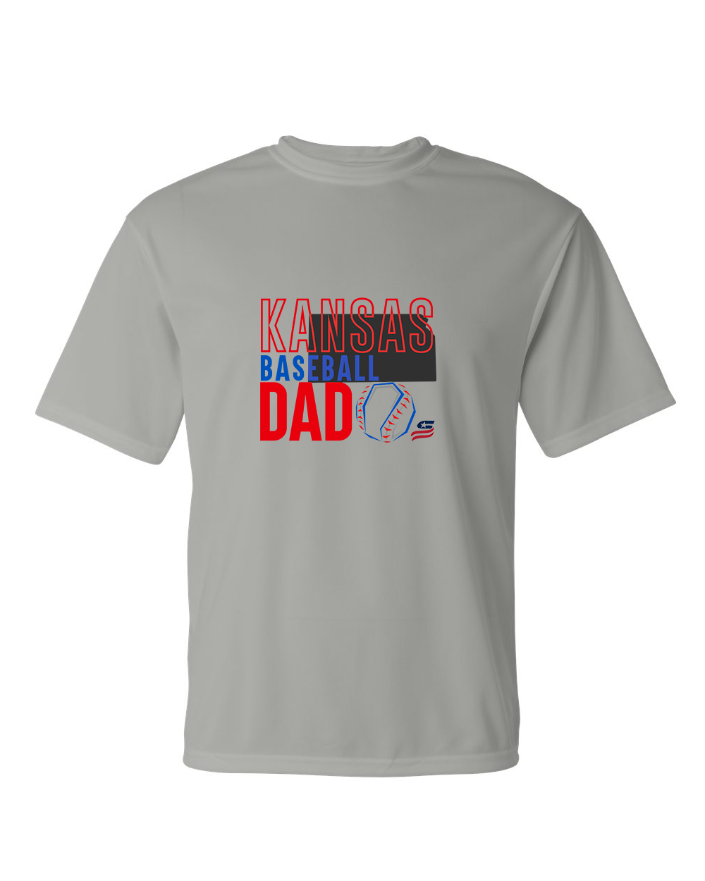 Kansas Dad Dri Fit T-Shirt