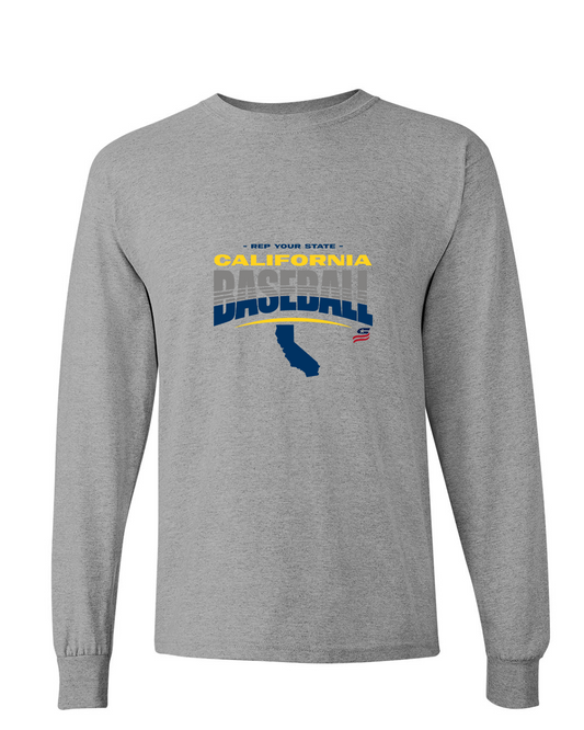 California Logo4 Cotton Long Sleeve Shirt