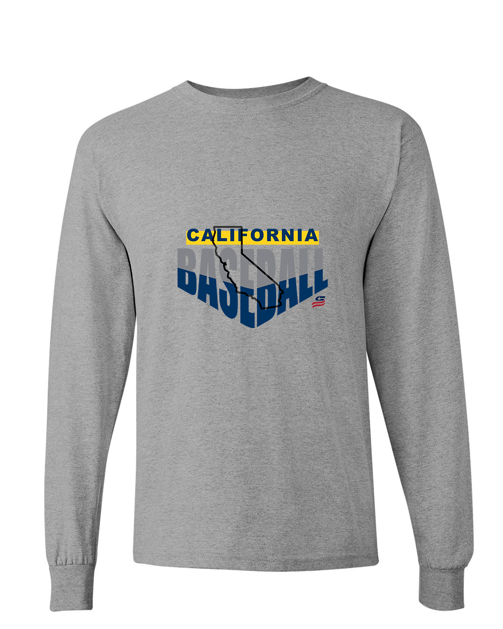 California Logo1 Cotton Long Sleeve Shirt