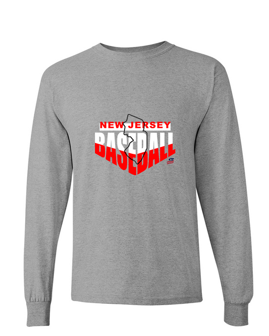 New Jersey Logo1 Cotton Long Sleeve Shirt