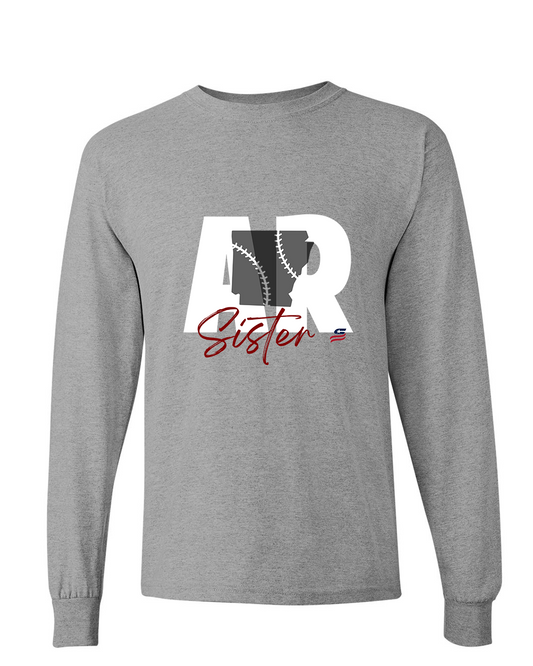 Arkansas Sister Cotton Long Sleeve Shirt