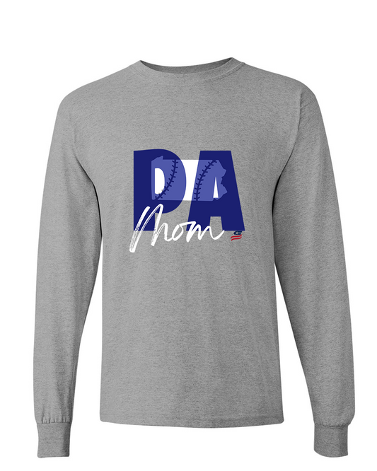 Pennsylvania Mom Cotton Long Sleeve Shirt