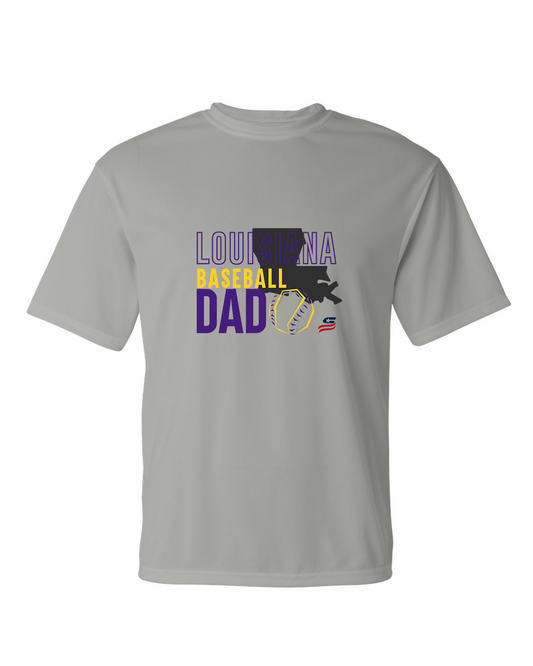 Louisiana Dad Dri Fit T-Shirt