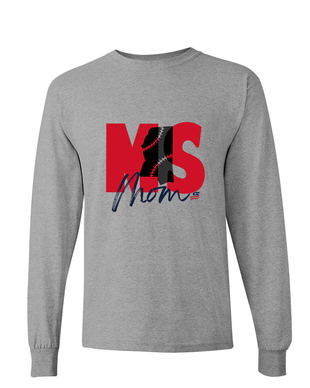 Mississippi Mom Cotton Long Sleeve Shirt