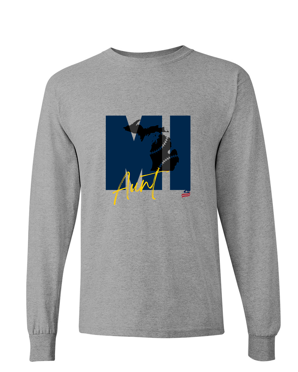 Michigan Aunt Cotton Long Sleeve Shirt