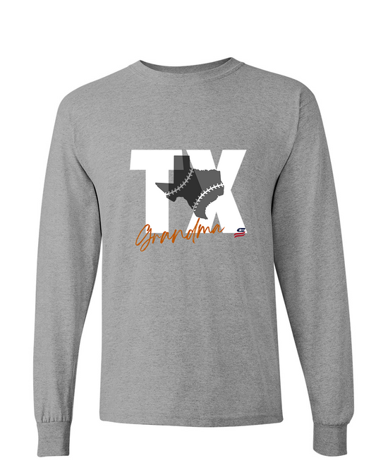 Texas Grandma Cotton Long Sleeve Shirt