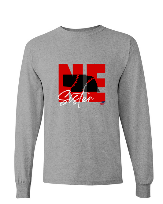 Nebraska Sister Cotton Long Sleeve Shirt