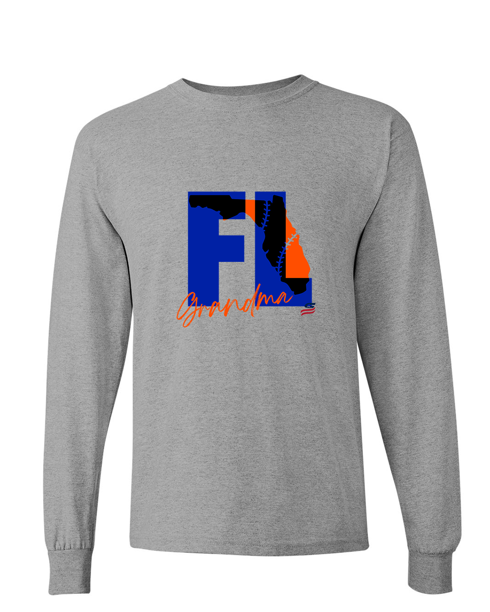 Florida Grandma Cotton Long Sleeve Shirt