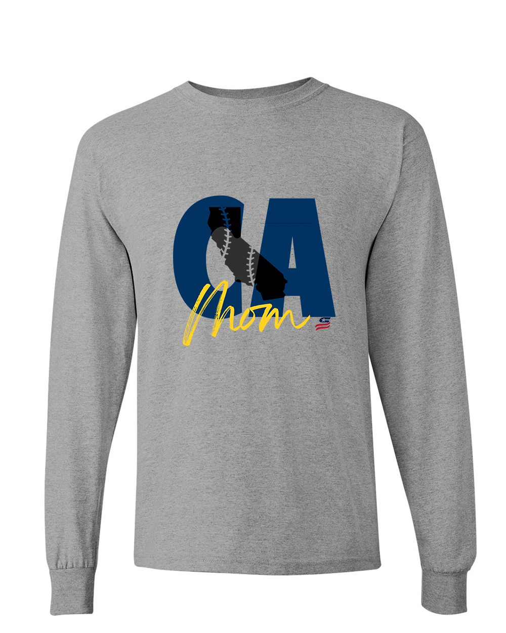 California Mom Cotton Long Sleeve Shirt