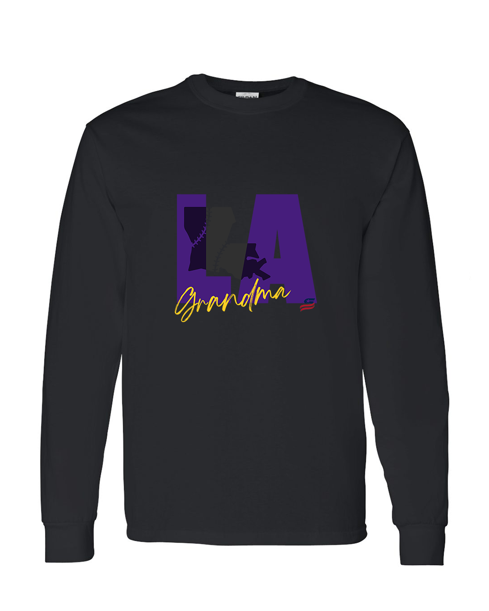 Louisiana Grandma Cotton Long Sleeve Shirt