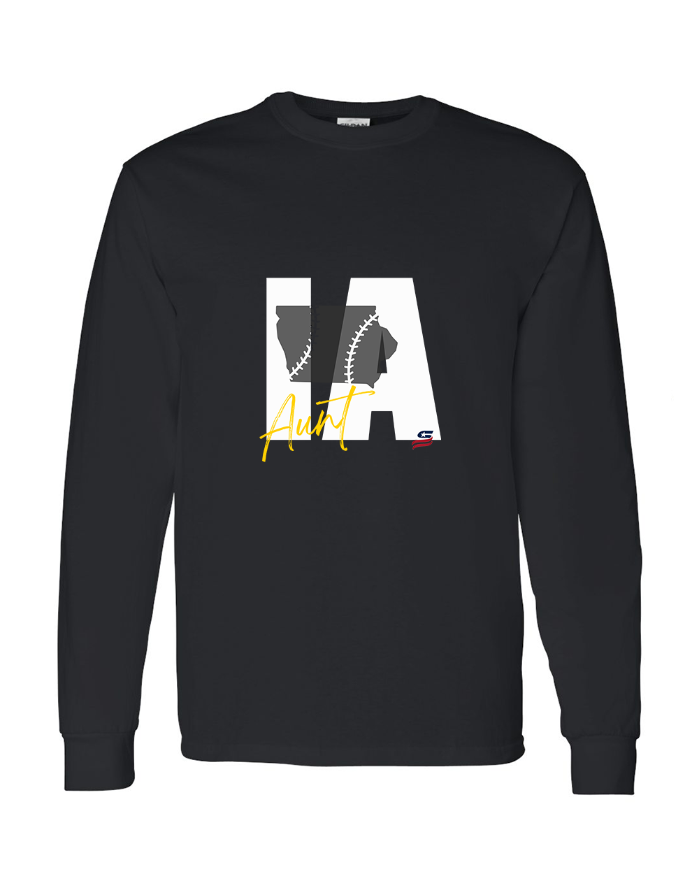 Iowa Aunt Cotton Long Sleeve Shirt