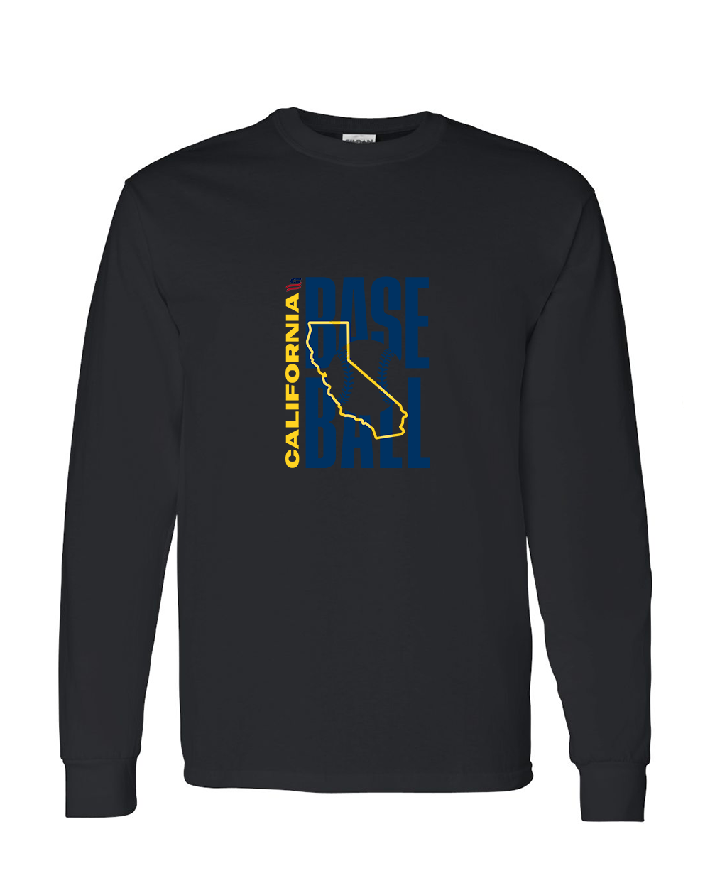 California Logo3 Cotton Long Sleeve Shirt