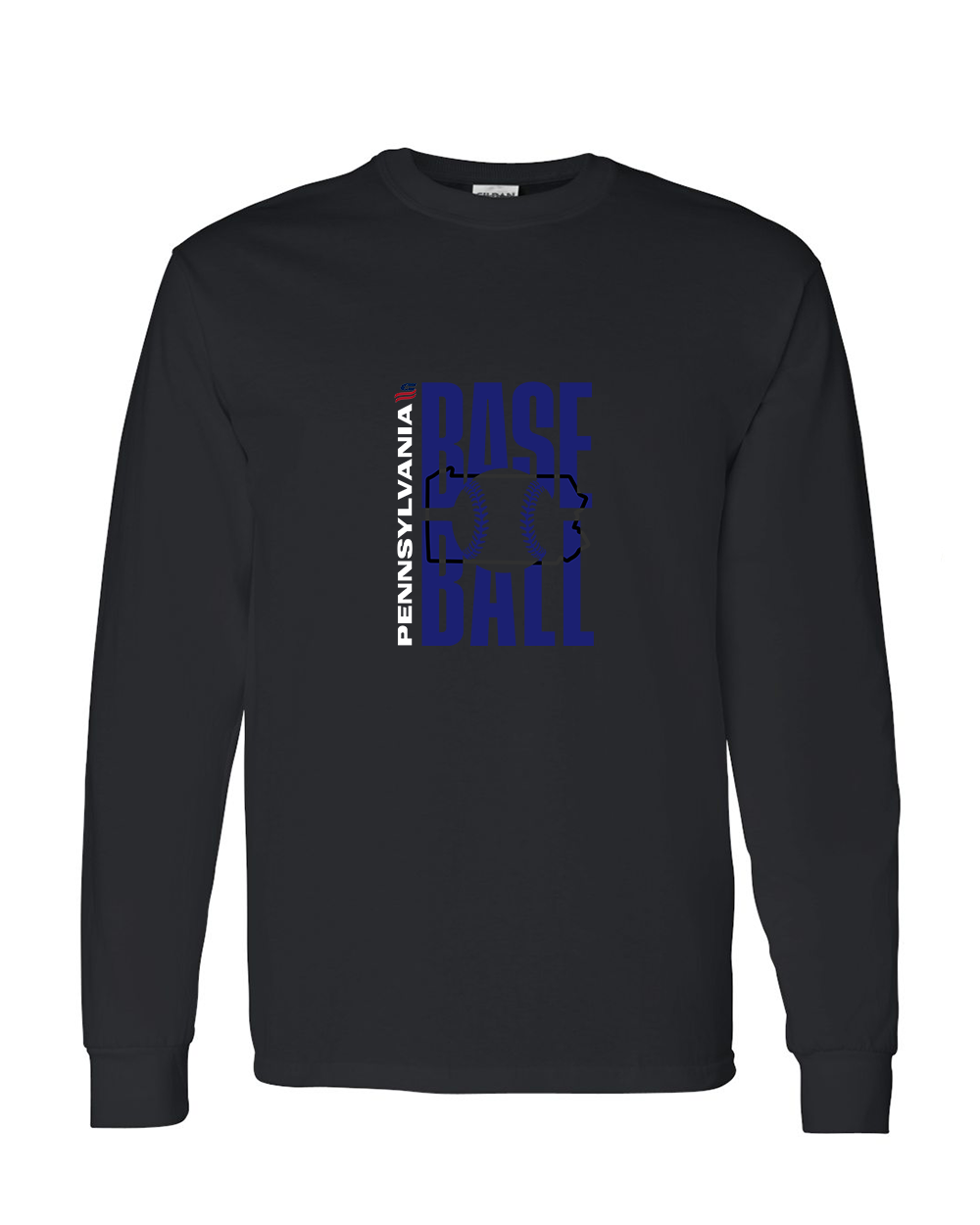 Pennsylvania Logo3 Cotton Long Sleeve Shirt