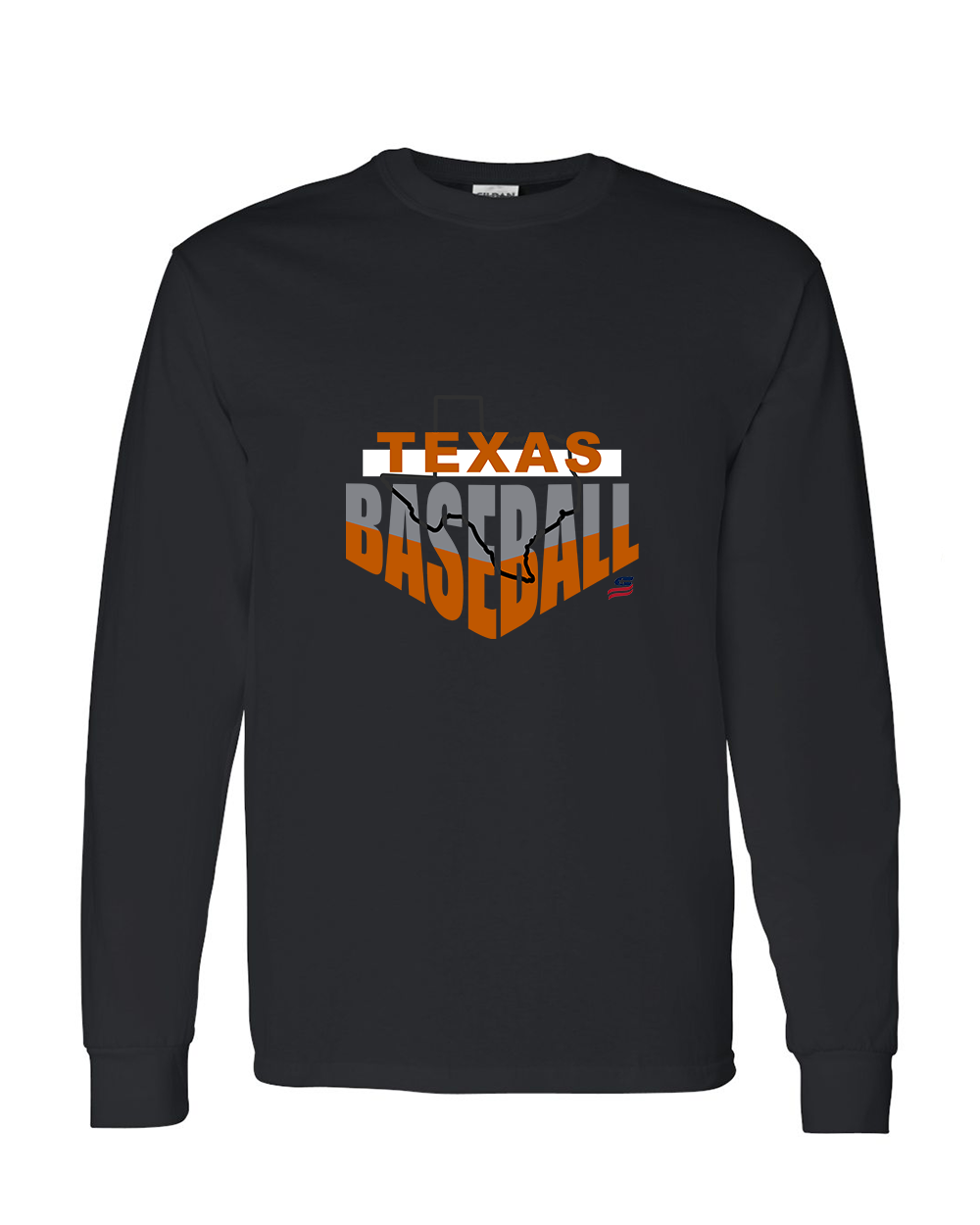 Texas Logo1 Cotton Long Sleeve Shirt