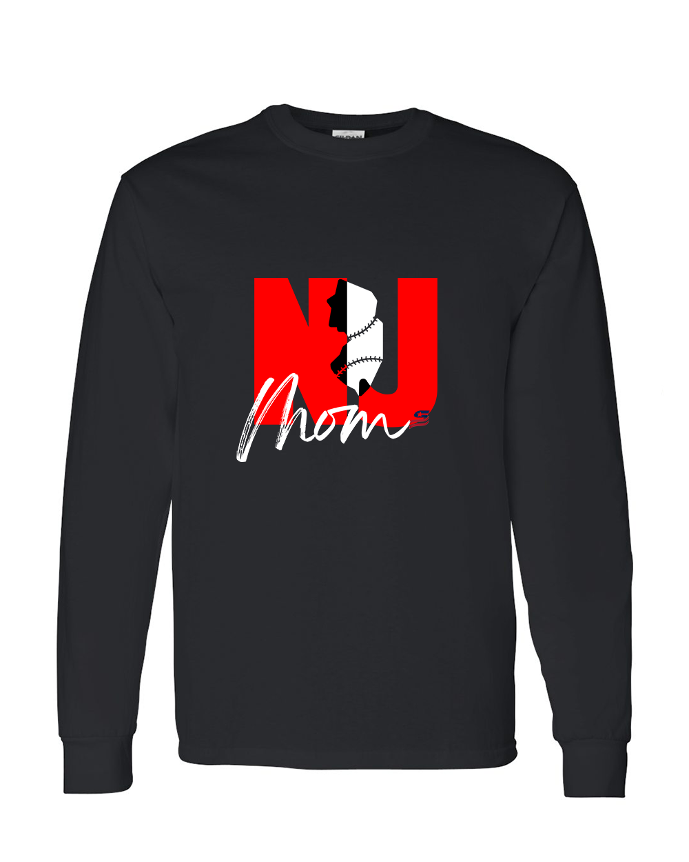 New Jersey Mom Cotton Long Sleeve Shirt