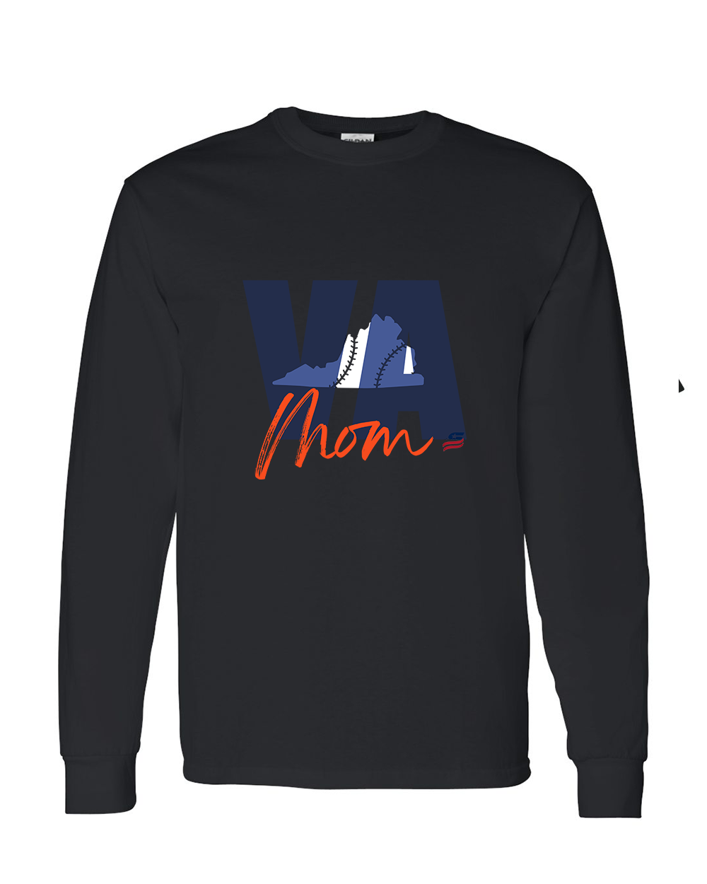 Virginia Mom Cotton Long Sleeve Shirt