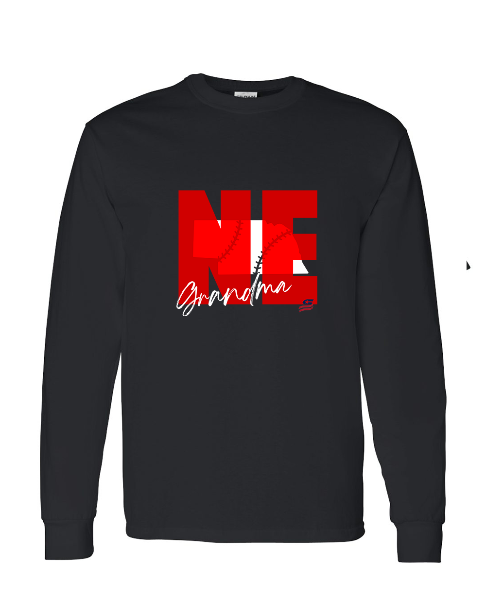 Nebraska Grandma Cotton Long Sleeve Shirt