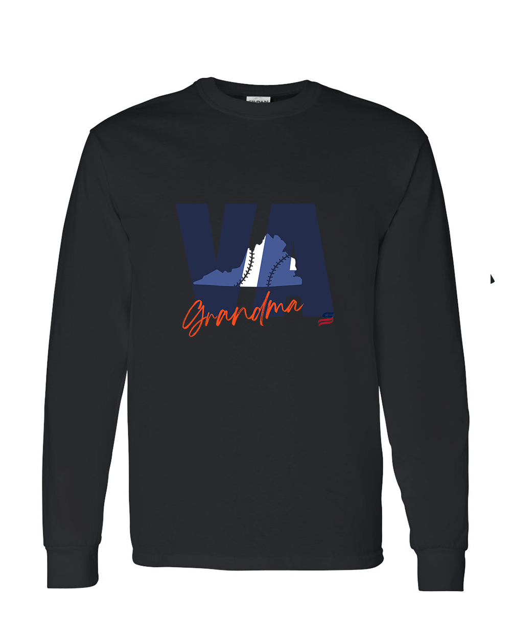 Virginia Grandma Cotton Long Sleeve Shirt