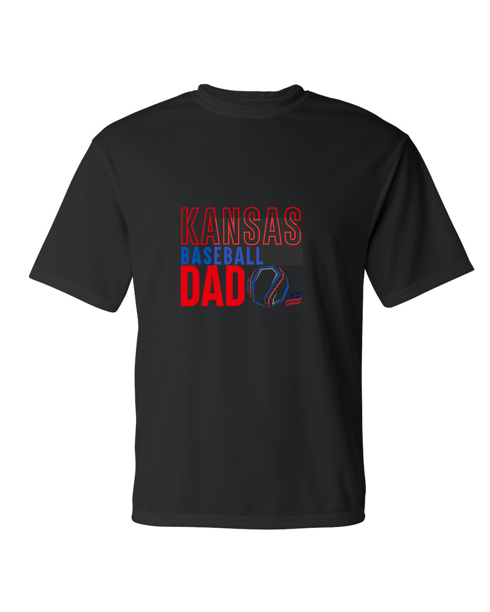 Kansas Dad Dri Fit T-Shirt