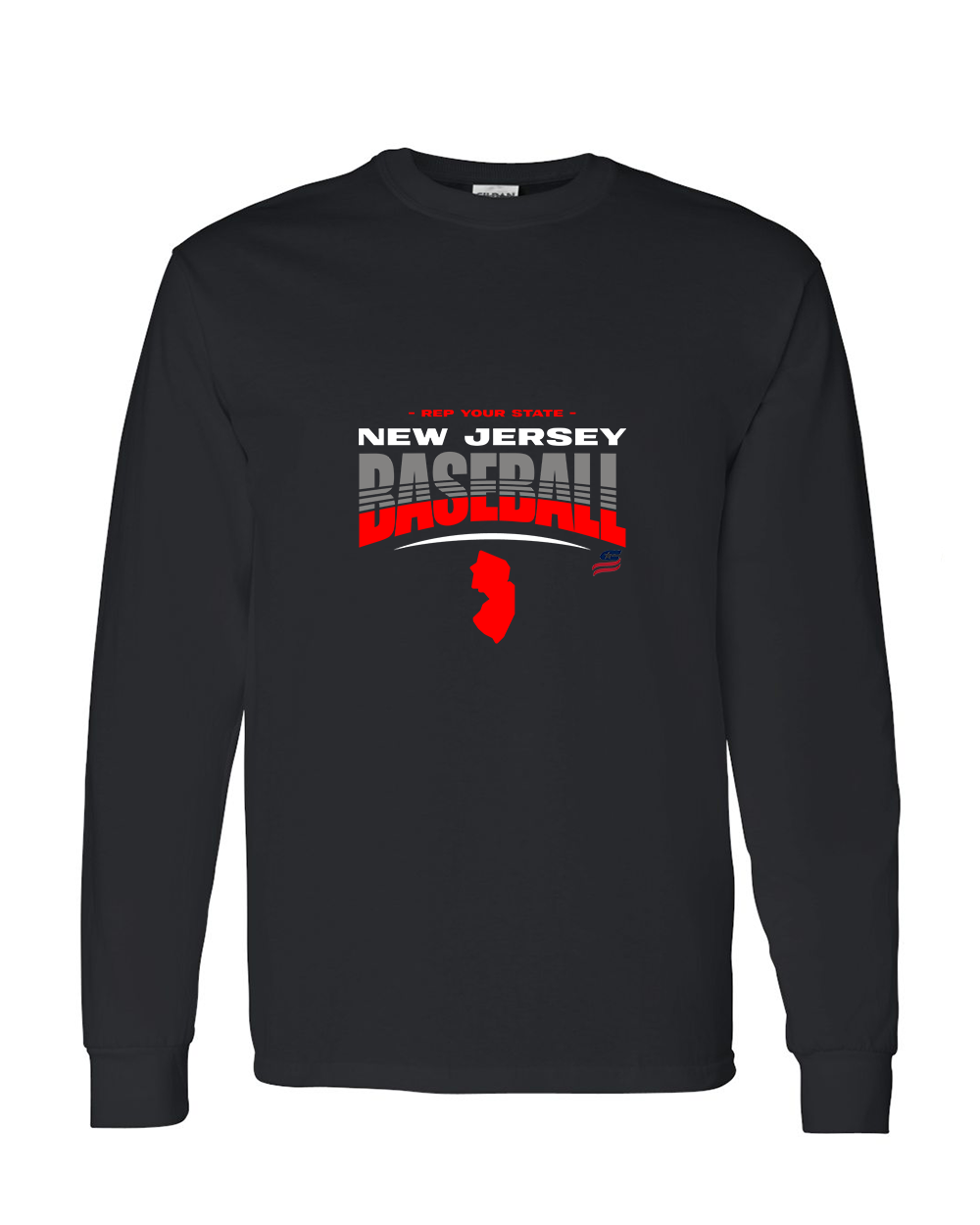 New Jersey Logo4 Cotton Long Sleeve Shirt