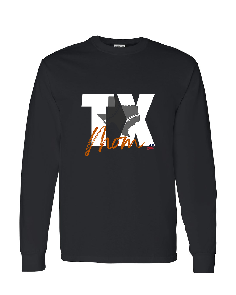 Texas Mom Cotton Long Sleeve Shirt