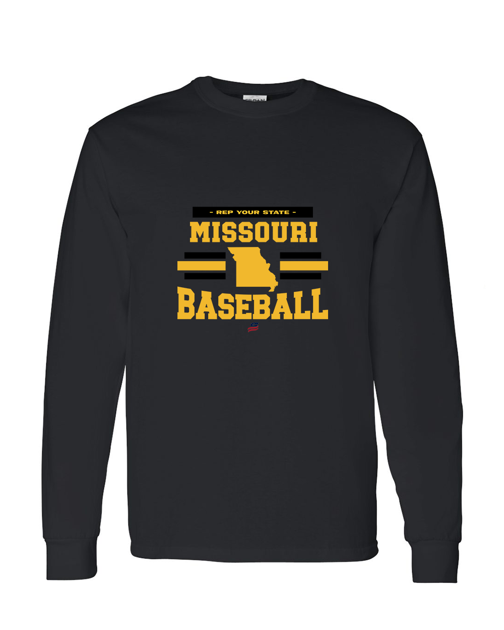 Missouri Logo2 Cotton Long Sleeve Shirt