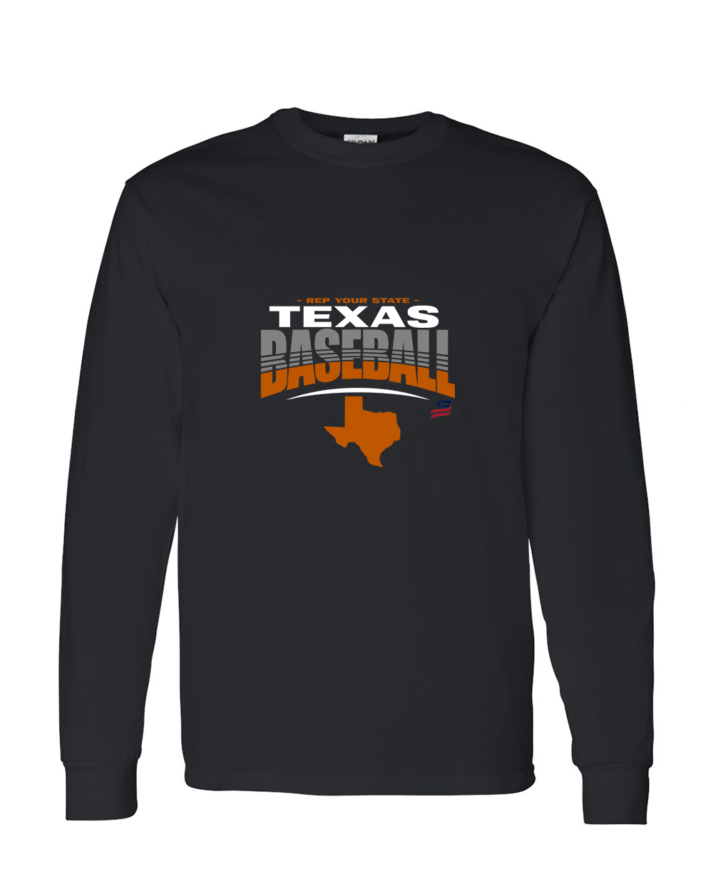 Texas Logo4 Cotton Long Sleeve Shirt