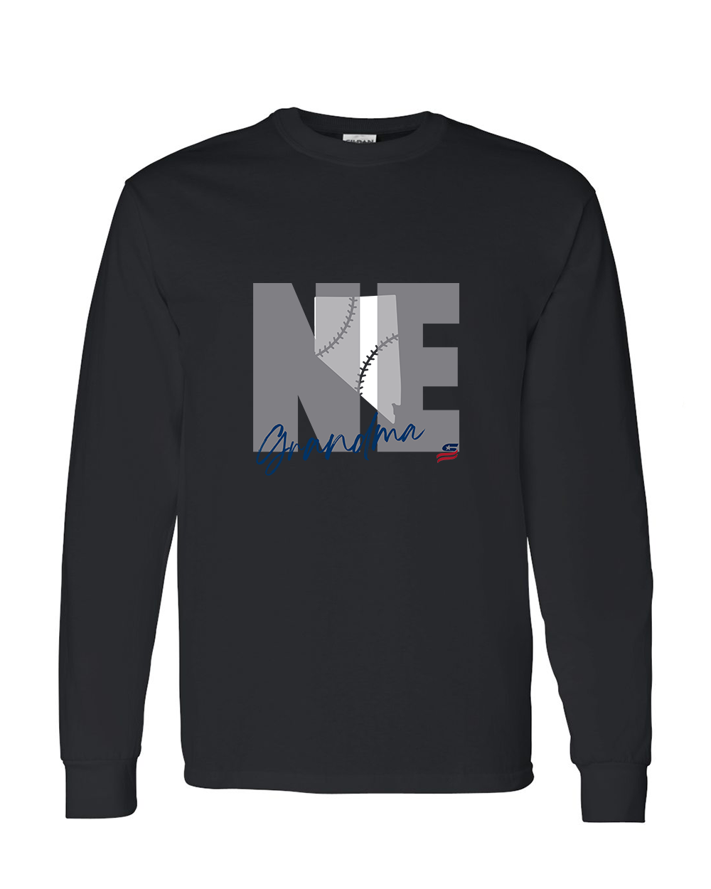 Nevada Grandma Cotton Long Sleeve Shirt