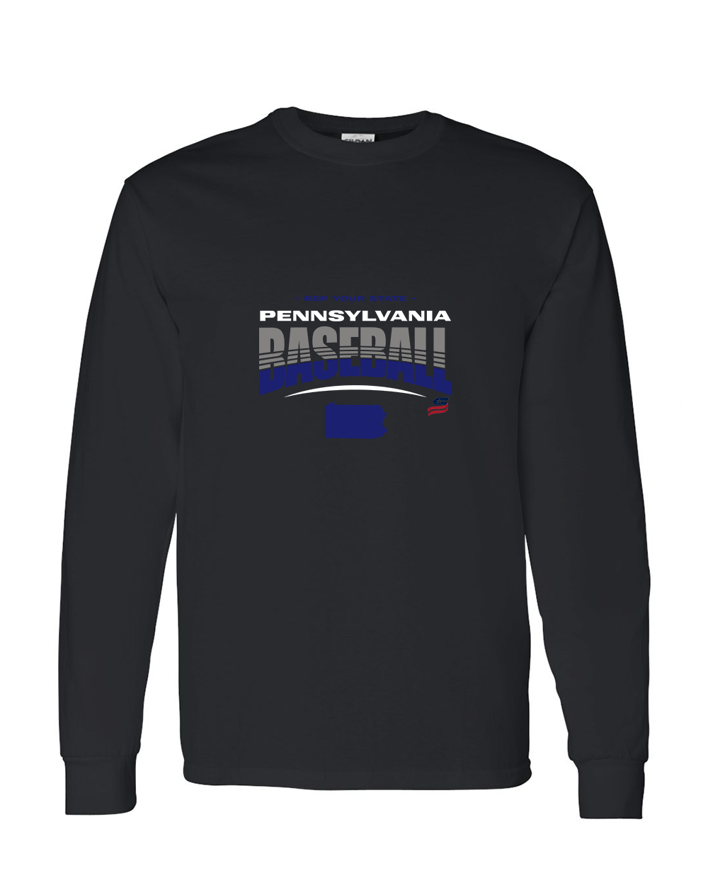 Pennsylvania Logo4 Cotton Long Sleeve Shirt