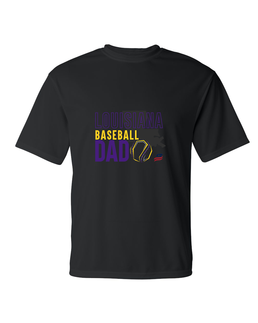 Louisiana Dad Dri Fit T-Shirt