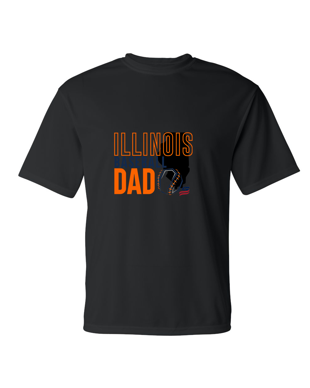 Illinois Dad Dri Fit T-Shirt