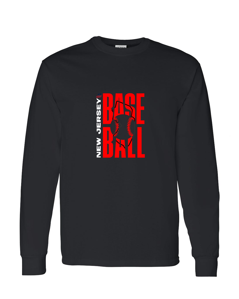 New Jersey Logo3 Cotton Long Sleeve Shirt