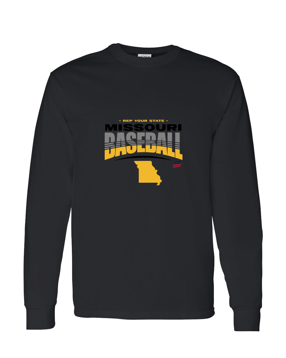 Missouri Logo4 Cotton Long Sleeve Shirt