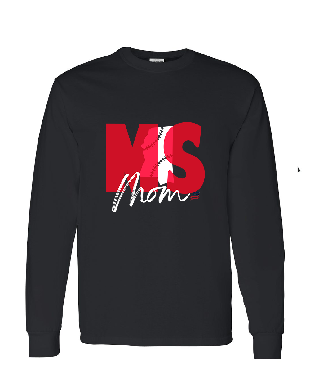 Mississippi Mom Cotton Long Sleeve Shirt