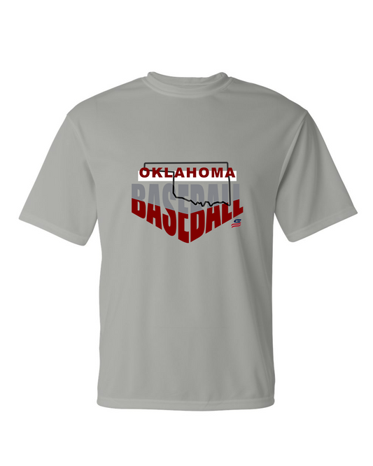 Oklahoma Maroon Logo1Dri Fit T-Shirt