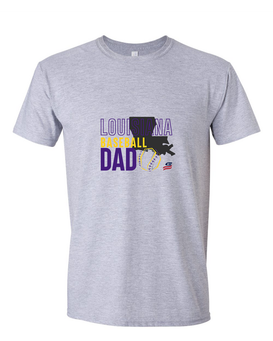 Louisiana Dad Cotton T-Shirt