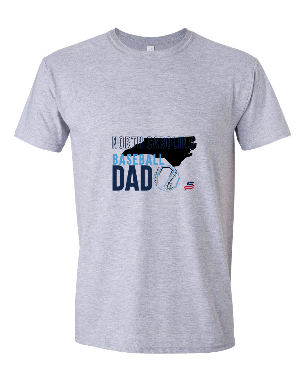 North Carolina Dad Cotton T-Shirt