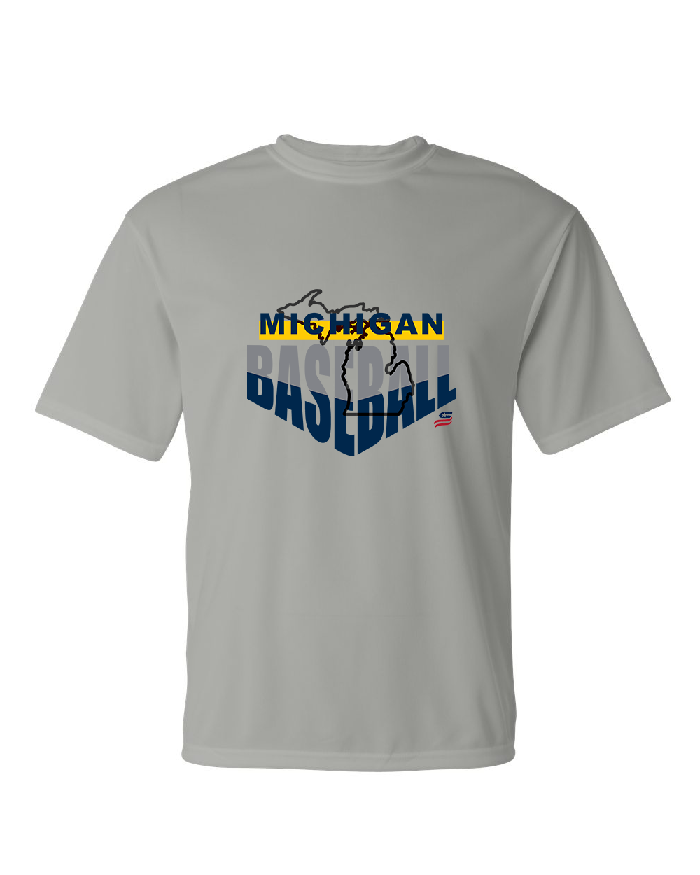 Michigan Logo1 Dri Fit T-Shirt