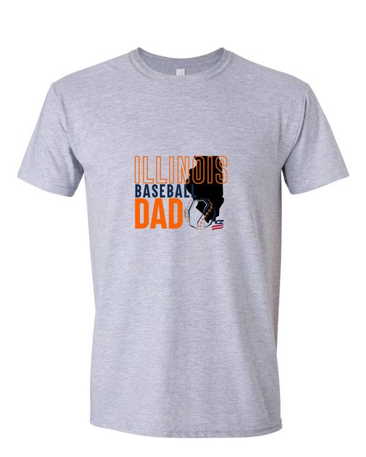 Illinois Dad Cotton T-Shirt