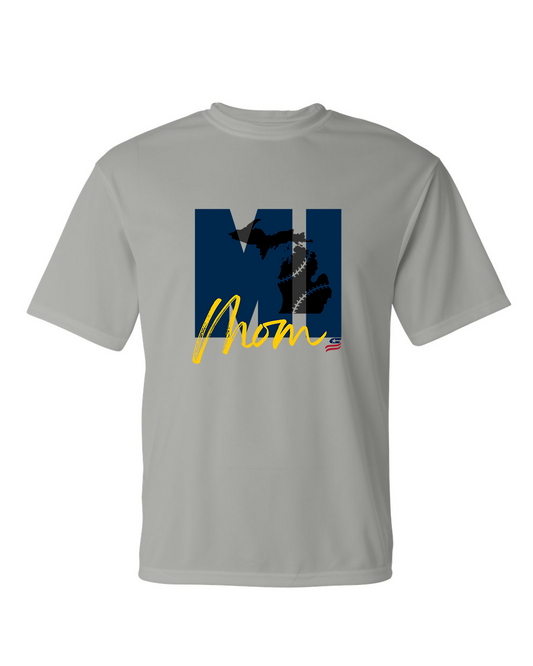 Michigan Mom Dri Fit T-Shirt