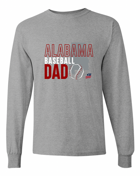 Alabama Dad Cotton Long Sleeve Shirt