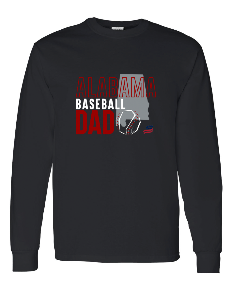 Alabama Dad Cotton Long Sleeve Shirt